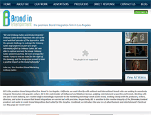 Tablet Screenshot of brand-inentertainment.com